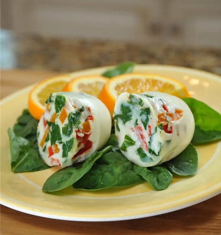 YolkCraft Egg Molder Cooking Pods | Easy Hard-Boiled & Poached Egg Maker | Dishwasher Safe