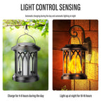 FlameGlow™ - Hanging Solar Flame Lantern (2-Pack)