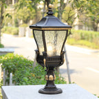 LumaLux Solar Outdoor Lantern | Weatherproof | Solar Powered | Garden Lighting for Terrace and Entry Area