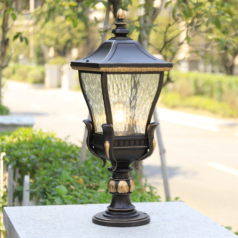 LumaLux Solar Outdoor Lantern | Weatherproof | Solar Powered | Garden Lighting for Terrace and Entry Area