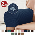 Stretch Armrest Covers – Spandex Covers for Chairs & Armchairs, Set of 2, Bordeaux