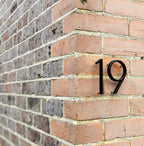 Black house numbers