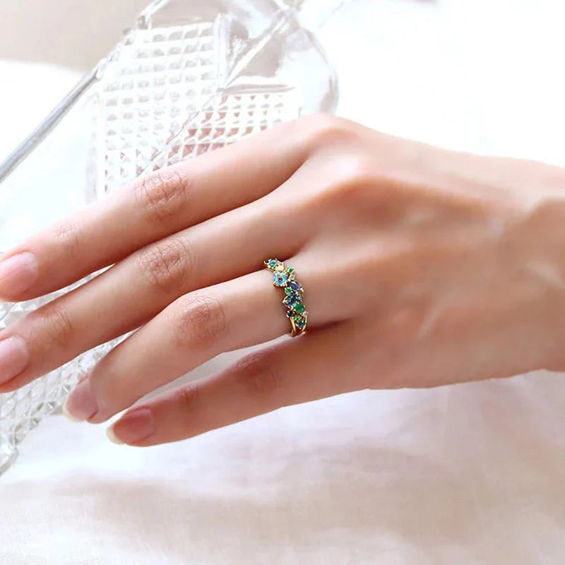 Oceanic Gem Mine Dazzling Ring
