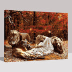 Lions, and Tigers, and Bears, Oh My! - Van-Go Paint-By-Number Kit