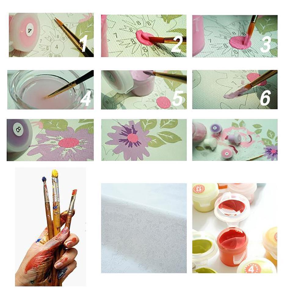 Lions, and Tigers, and Bears, Oh My! - Van-Go Paint-By-Number Kit