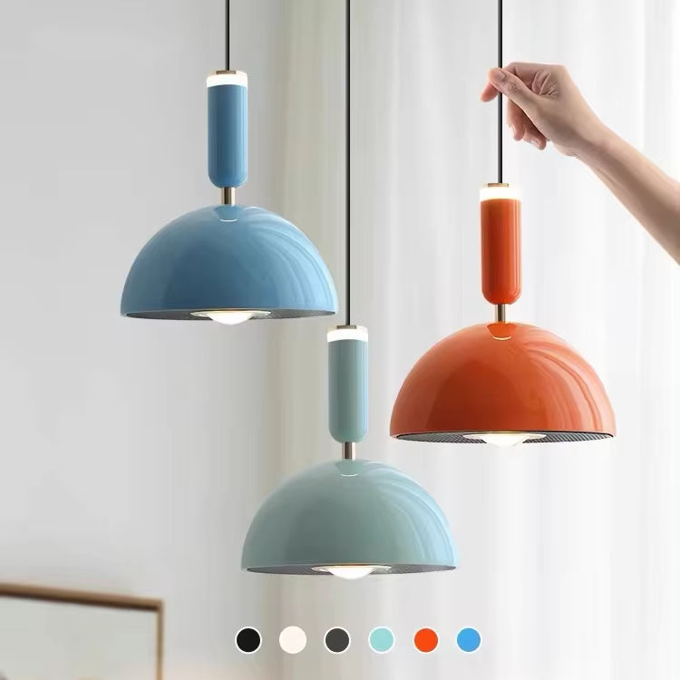 Nordic Macaron Pendant Light | Aluminum and Acrylic