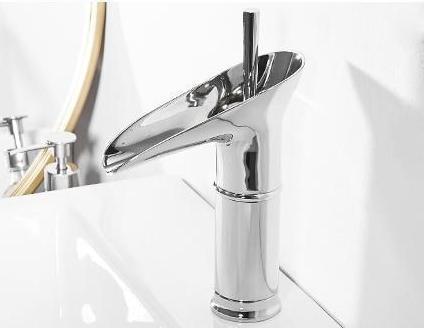 Waterfall Antique Faucet Bathroom Sink Faucet Brass Sink Mixers