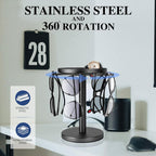 OPTITURN – 360° Rotating Glasses Stand with Compact Design & Versatile Functionality