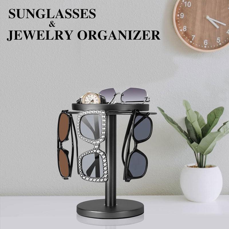 OPTITURN – 360° Rotating Glasses Stand with Compact Design & Versatile Functionality