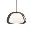 Elegant Lamp in the Form of a Glass Dome with Crystal Accent