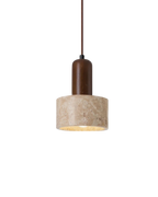 Stylish Pendant Lamp with Stone Effect