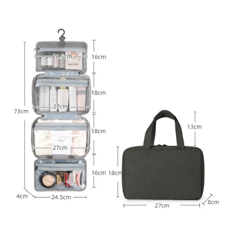 Organivoy – Compact Travel Cosmetic Organizer with Smart Compartments