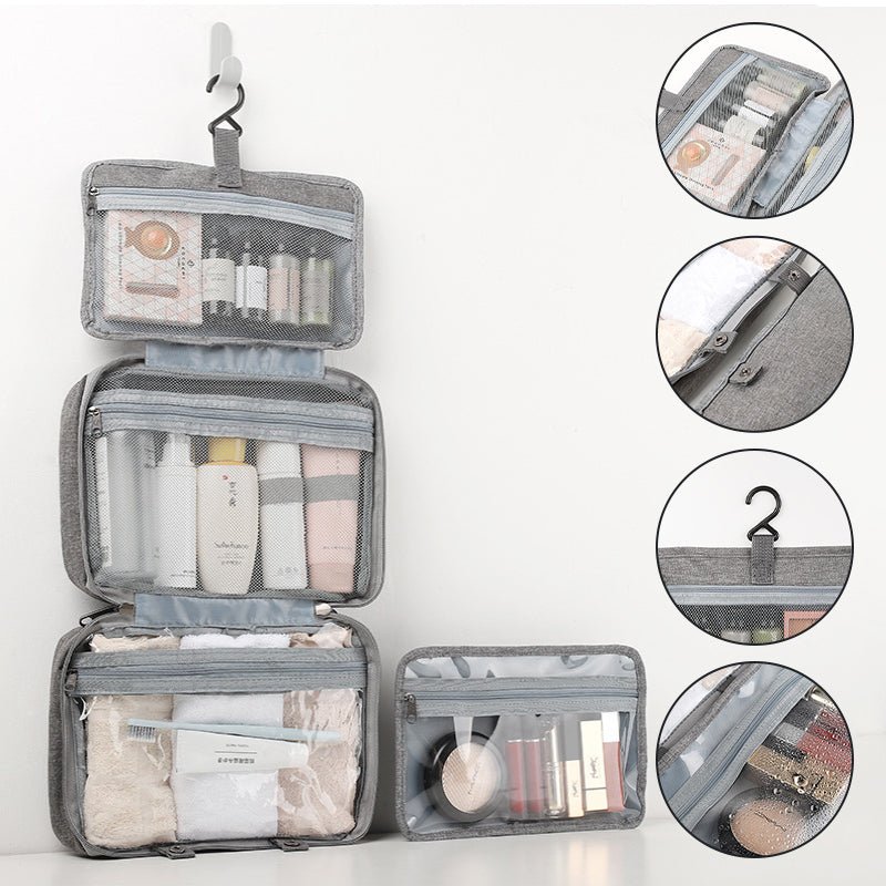 Organivoy – Compact Travel Cosmetic Organizer with Smart Compartments