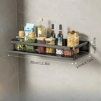 ORGANIX RACK – Wall-Mounted Kitchen Shelf with Utensil Bar