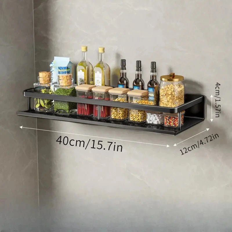 ORGANIX RACK – Wall-Mounted Kitchen Shelf with Utensil Bar