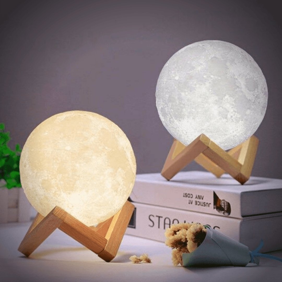Moon lamp - Lunar - Rechargeable - Touch control
