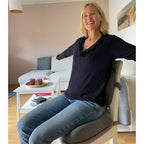 Orthopaedic seat cushion for healthy back & coccyx relief | Perfect for office, car & home