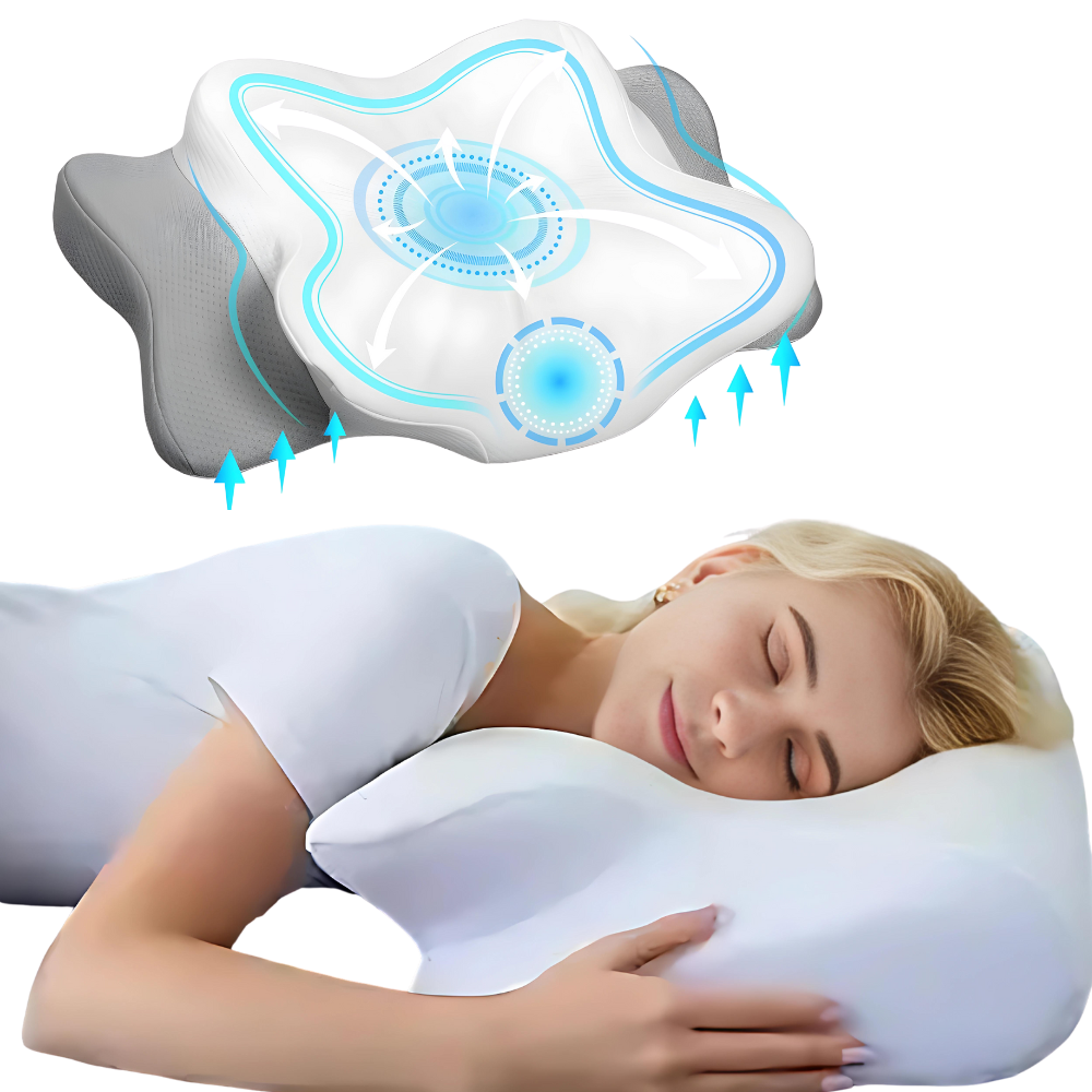 OrthoSleep 3D Pillow | Comfortable Ergonomic Support | Breathable Hypoallergenic