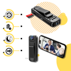 OTG Compatible Wireless Vlog Body Camera