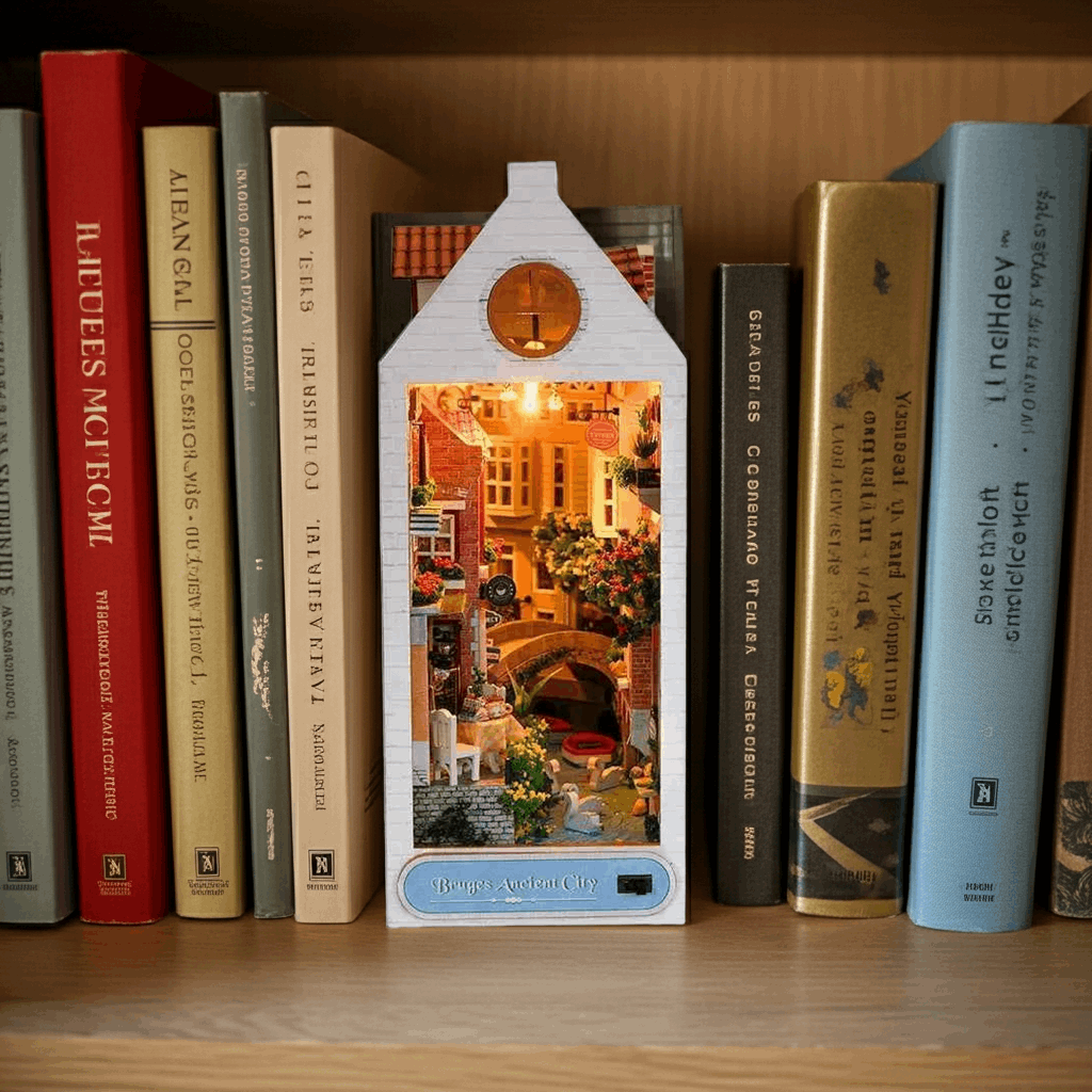 Bruges Ancient City DIY Book Nook Kit