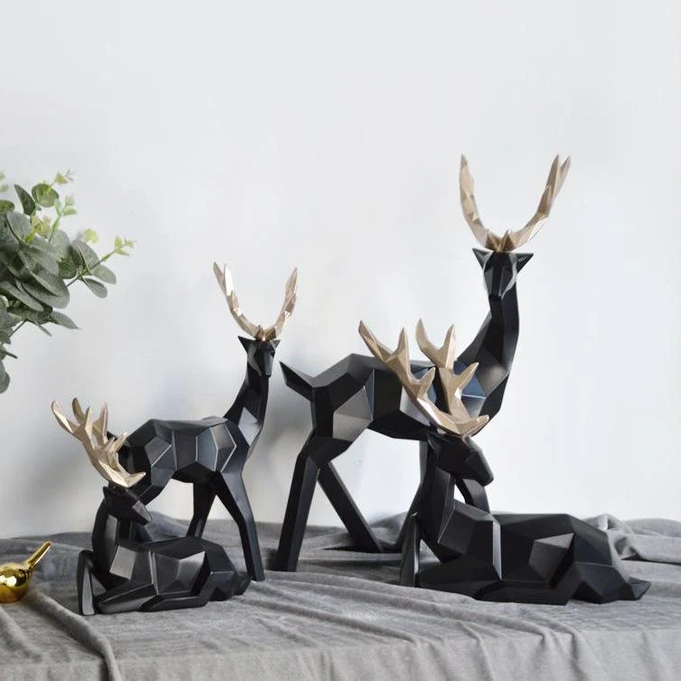 Stag Figures Sculpture