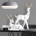 Stag Figures Sculpture