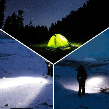 High-Brightness Rechargeable LED Flashlight