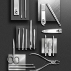 19 in 1 Stainless Steel Manicure Set Nail Clipper Kit
