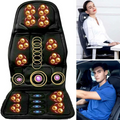 8 Mode Massage Seat Cushion with Heated Back-Neck Pillow for Car & Home