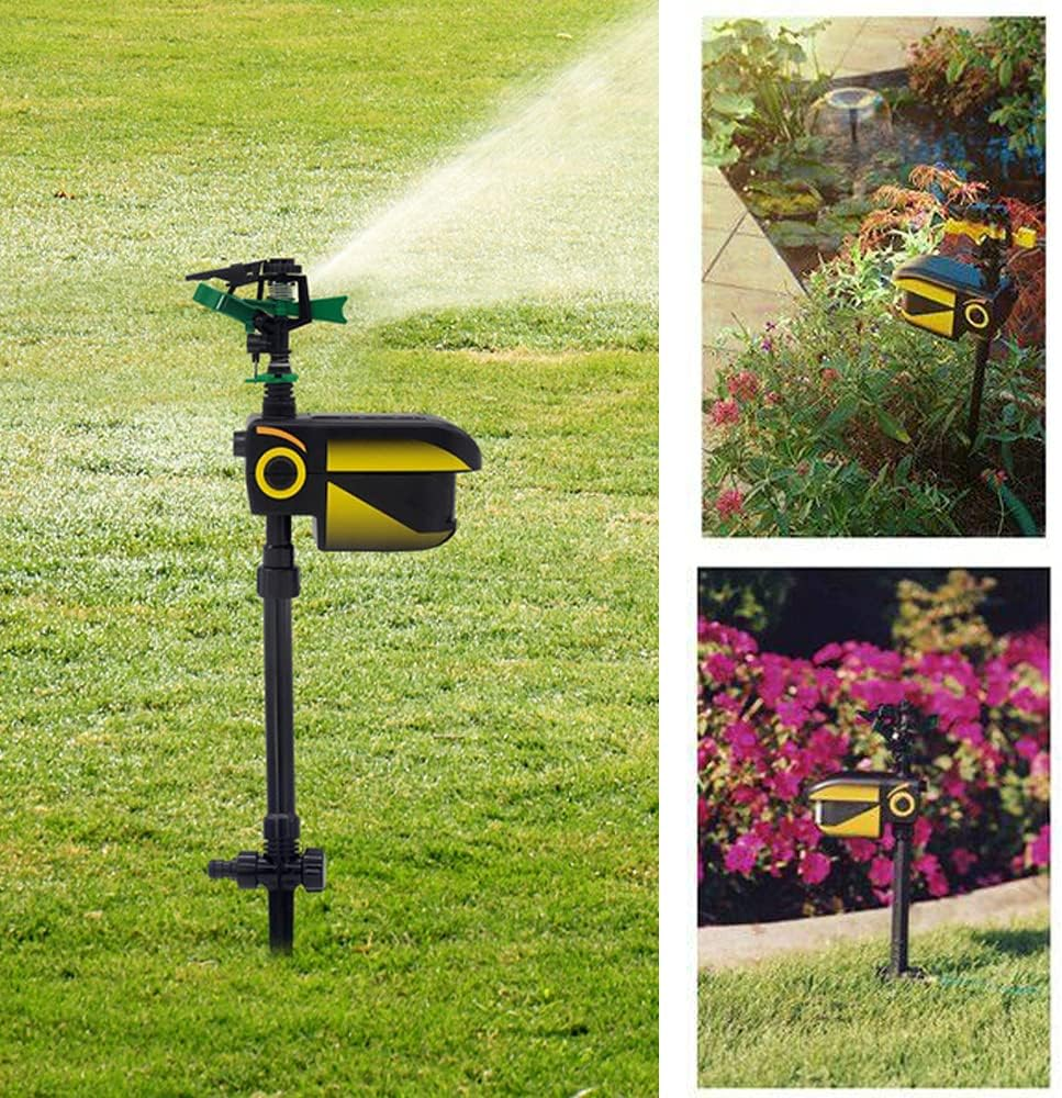 Automatic Motion-Activated Animal Repellent Garden Sprinkler - Animal Sensor Outdoor Lawn Yard Water Sprinkler