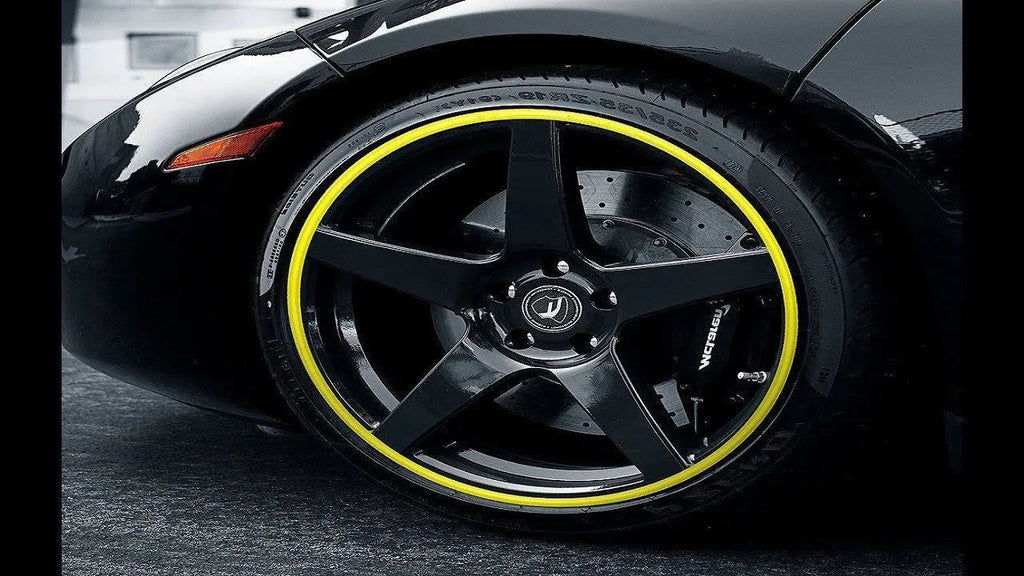 Wheel Rim Protector | High Adhesion, Easy Installation & Curb Scrape Prevention for Flashy Automobile Rims