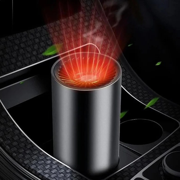 CupHeat 12V Car Heating & Defroster – Compact 360° Heating Fan