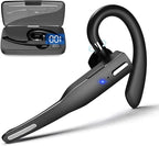 RoadMic Pro – Wireless Bluetooth 5.1 Headset with Dual Mic & Noise Cancellation for Calls and Work