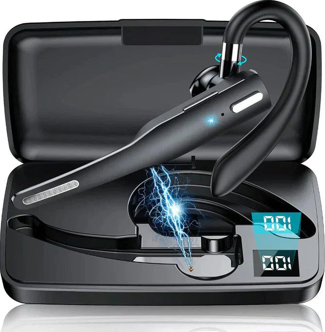 Bluetooth 5.1 Noise Cancelling Headset | Dual Mic, Ergonomic Design & Hands-Free Calling for Professionals