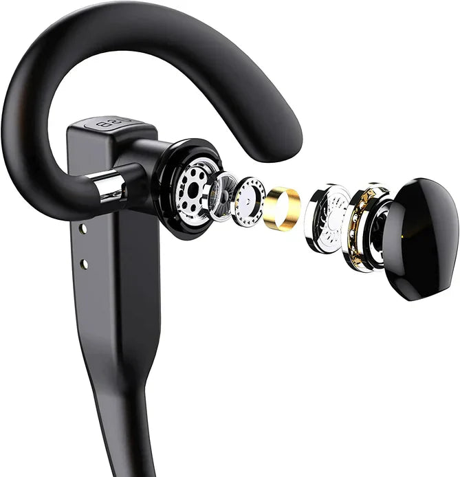 Bluetooth 5.1 Noise Cancelling Headset | Dual Mic, Ergonomic Design & Hands-Free Calling for Professionals