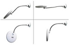 10X LED mirror on suction cup
