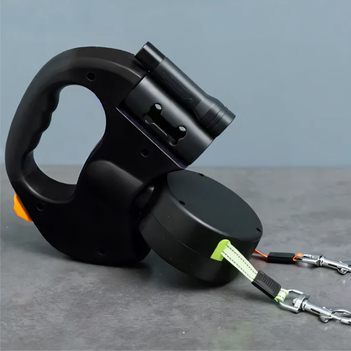 DuoLoop Lighting – Double Dog Leash with LED and Anti-Tangle System