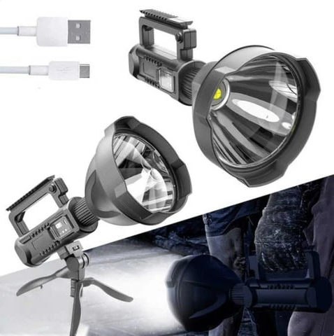 High-Brightness Rechargeable LED Flashlight