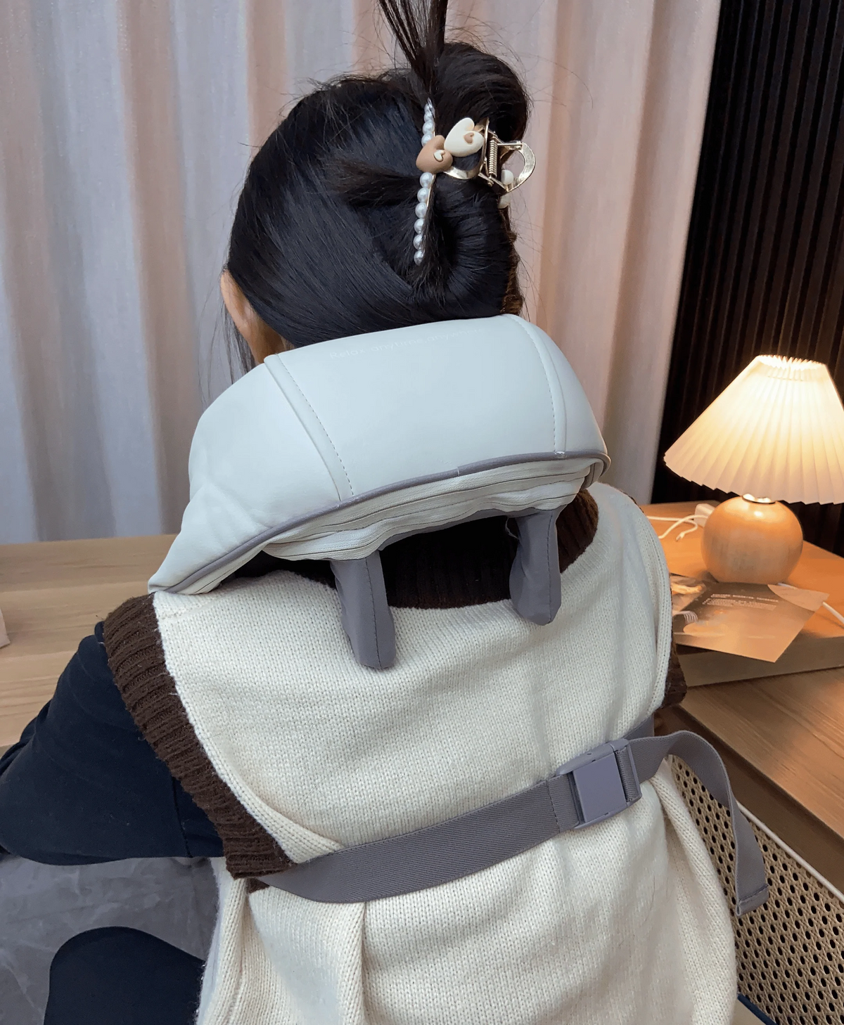 Neck and Shoulder Heat Massager – Therapeutic Relaxation Tool - Perfect Wellness Gift