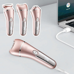 SkinGlide 3-in-1 Electric Shaver – Waterproof and Rechargeable