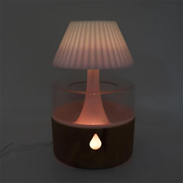 Rain Cloud Humidifier - Cool Mist Aromatherapy Diffuser, USB-Powered with Night Light