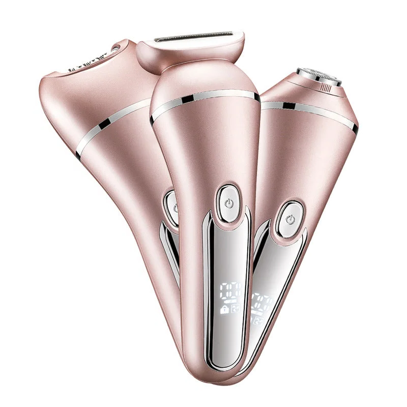 SkinGlide 3-in-1 Electric Shaver – Waterproof and Rechargeable