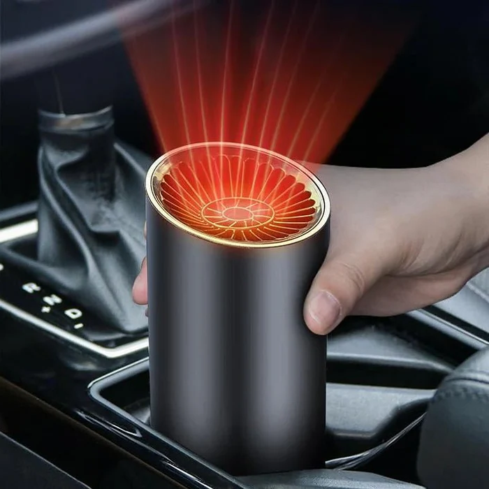 CupHeat 12V Car Heating & Defroster – Compact 360° Heating Fan