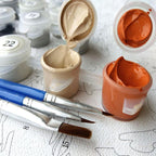 Glowing Owl Family - Van-Go Paint-By-Number Kit