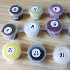 Glowing Owl Family - Van-Go Paint-By-Number Kit