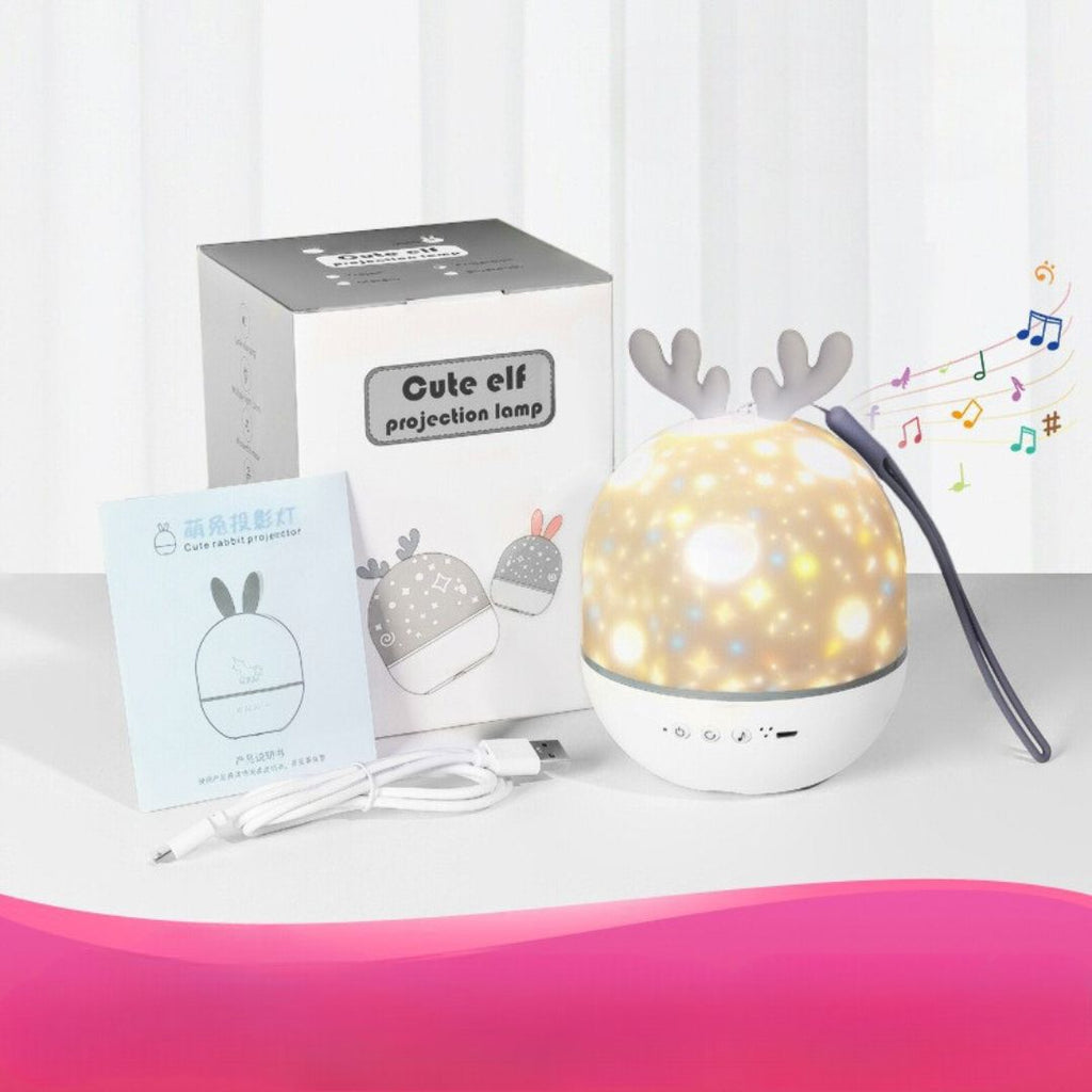 Magical Children's Room Lamp with Star Effect