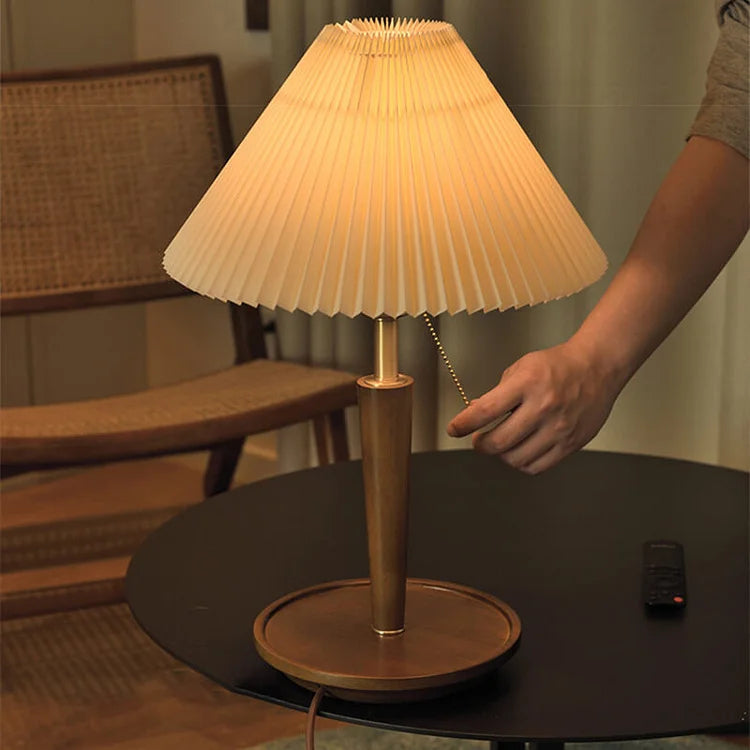 Elegant Lamp from Natural Wood