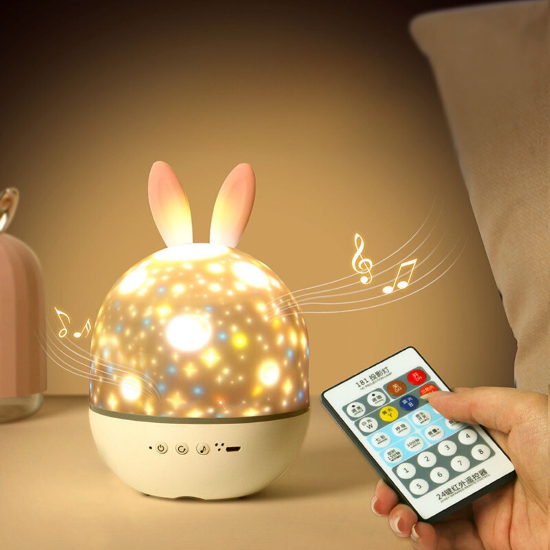 Magical Children's Room Lamp with Star Effect