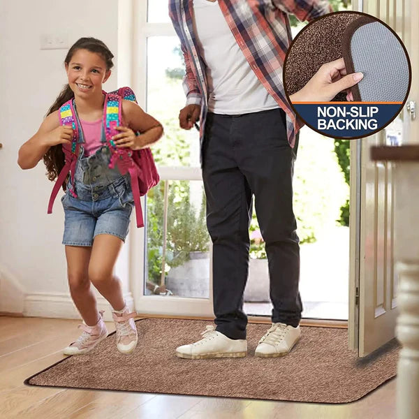 Magic absorbing dust control mat