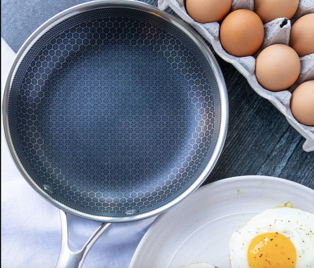 KitchenPro Non-Stick Stainless Steel Frying Pan – Scratch-Resistant & Energy-Efficient